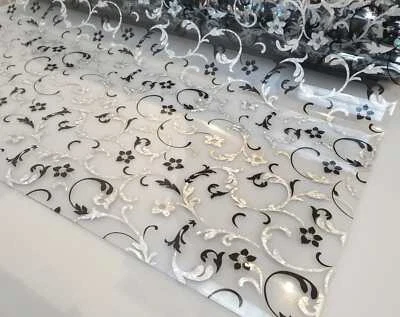 Tischdecke PVC  Tischfolie PVC  90 cm Breite transparent 1,7 mm, Meterware - Bild 1 von 3