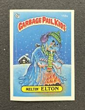 1986 Topps Garbage Pail Kids #158a Meltin' Elton