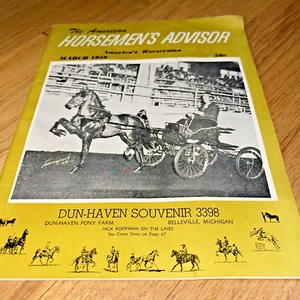 March 1959 THE AMERICAN HORSEMEN'S ADVISOR - DUN-HAVEN PONY FARM on Cover - Imagen 1 de 14