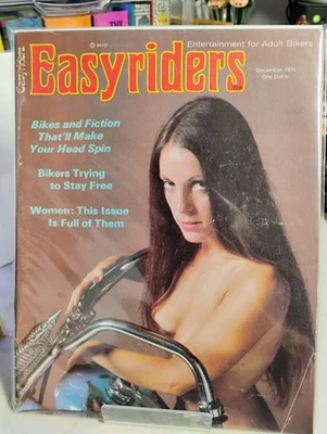 December 1976 VINTAGE EASY RIDERS MAGAZINE BAGGED AND BOARDED NICE! - Image 1 of 3