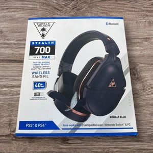 Turtle Beach Stealth 700 Gen 2 Max Cobalt Blue Multi-Platform Gaming Headset - Picture 1 of 7