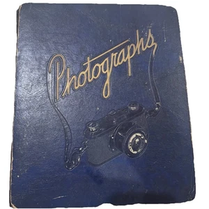 Vintage Photograph Album 1940s Military Wartime Pearl Harbor US Navy - Picture 1 of 9