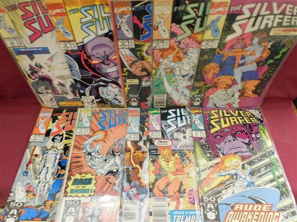 Silver Surfer 51 52 53 54 55 56 57 58 59 60 Marvel Comic Run Marz Lim 1991 en muy buen estado+ Foto 1 de 1