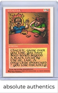 Tarjeta de parodia Magyc the Gathering Splatter Slackmaster 1995 - Imagen 1 de 2