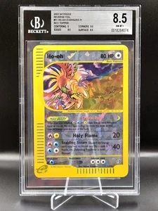 🍀Pokémon BGS 8.5 Ho-Oh 11/12 crystal Box Topper oversize ENGLISH graad psa🍀 - Picture 1 of 3