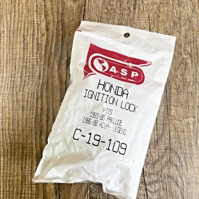 Новый замок зажигания ASP C-19-109 Honda Acura 2 ключа 1983-88 Prelude 1986-88 Legend - Изображение 1 из 2