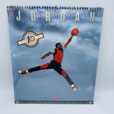 Michael Jordan NIKE Calendar 10 Year Anniversary 1984-1994 Sealed NOS Vintage MJ - Image 1 of 3
