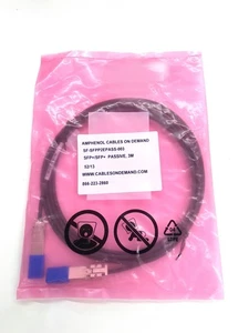 Amphenol SF-SFPP2EPASS-003 Direct Attach Passive Copper Cable -Open Box - Picture 1 of 1