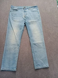 American Eagle Men’s Flex Jeans 36x30 Light Wash Stretch Straight Leg Comfortabl - Picture 1 of 10