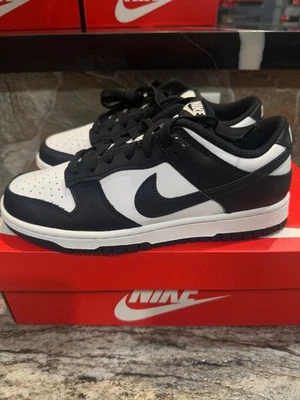 Mujer Nike Dunk Low Negro/Blanco Panda DD1503-101 Talla 9W TOTALMENTE NUEVAS EN CAJA Foto 1 de 4