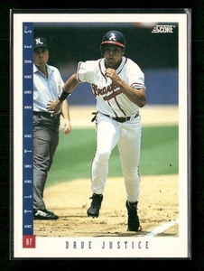 1993 Score David Justice #107 Atlanta Braves - Picture 1 of 2