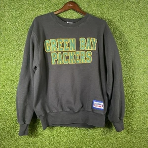 Vintage Champion Green Bay Packers Sweater Mens Large Proline Crewneck Pullover - Picture 1 of 9