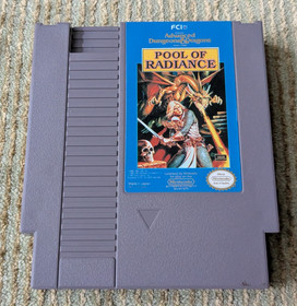 Advanced Dungeons & Dragons Pool of Radiance Nintendo NES Cartridge Only Tested