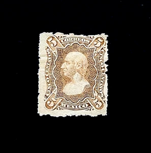 MEXICO Stamp - 1881 Hidalgo 5c Sn 118a MHR - Picture 1 of 2