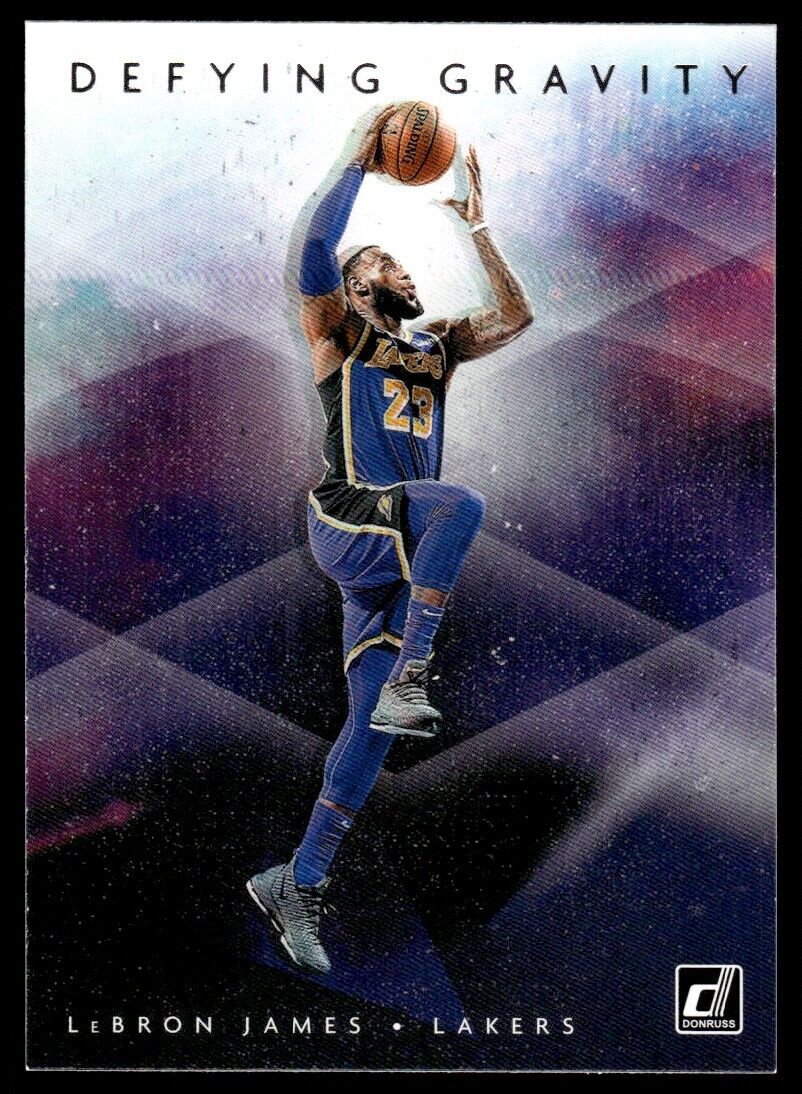 LeBron James 2019-20 Donruss Defying Gravity F25 #2 Los Angeles Lakers