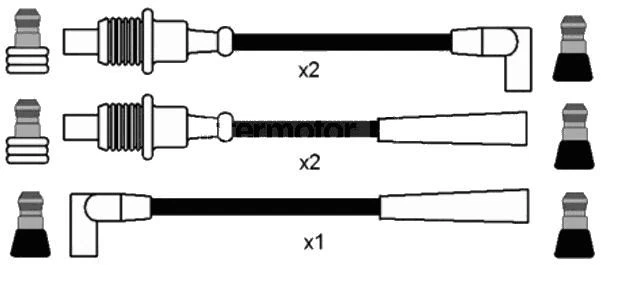 Brand New Ignition Cable Kit for Citroen BX, Peugeot 205, 309, 405 - Image 1 of 1
