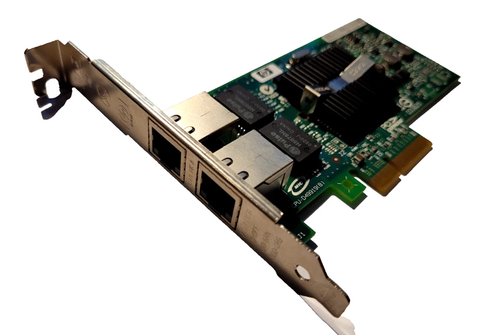 HP NC360T | HSTNS-BN16 412651-001 | Dual Port PCI-E Gigabit Karte - Bild 1 von 3