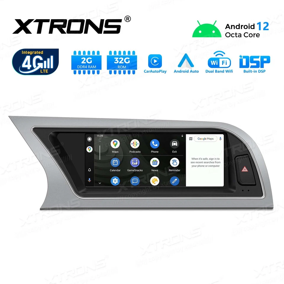 Xtrons Multimedia QEA82UC/A8/A4 L1 8 8 Zoll für Audi A4