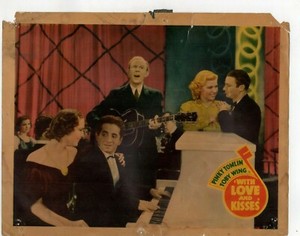 PINKY TOMLIN TOBY WING WITH LOVE AND KISSES 1936 ORIG 11X14  LOBBY CARD LC5012