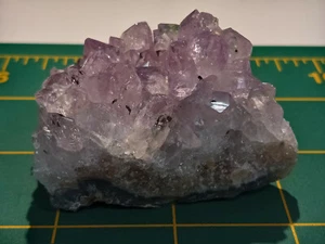 Nice! Amethyst Cluster w/Geothite on Geode Matrix - Artigas, Northern Uruguay - Picture 1 of 9