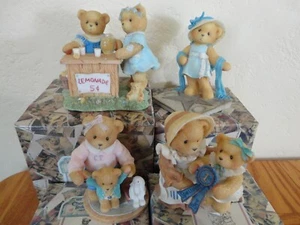 Lot of 4 Cherished Teddies Delia Bette Simone & Jhodi Albert & Susann Lemonade - Picture 1 of 10