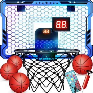 Indoor Basketball Hoop,Mini Basketball Hoop,Mini Hoop with 4 Balls over the Door - Picture 1 of 6