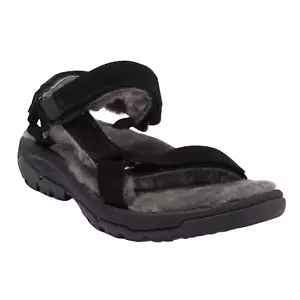 NEU HERREN TEVA HURRICANE SHEARLING SCHWARZE SANDALEN US 8, 9, 10, 11, 12, 13 - Bild 1 von 5