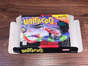 Uniracers SNES Super Nintendo nur leere Box - Bild 1 von 2