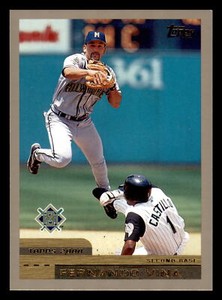 2000 Topps Fernando Vina #189  Milwaukee Brewers