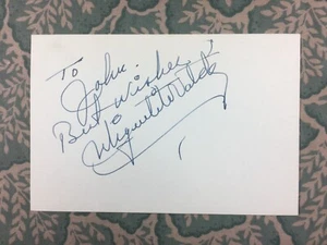 Miguelito Valdés - RocknRolla - Holiday in Havana - Forbidden Zone- Autographed  - Picture 1 of 2