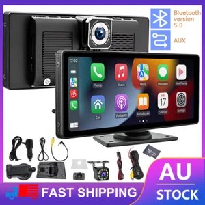 4K 10.26" Touch Dash Camera Cam Dual Car Recorder for CarPlay Android Auto AU - Picture 1 of 12
