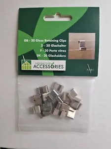 Hallen Gewächshaus Glasverglasung Z Clips x 20. Original. Juliana AGL Hallen. Kostenloser Versand - Bild 1 von 14