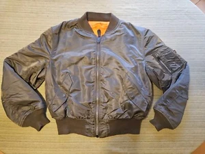 Vintage 70s Alpha Industries MA-1 Flyer USAF MIL-J-82790J Reversible Jacket... - Picture 1 of 5