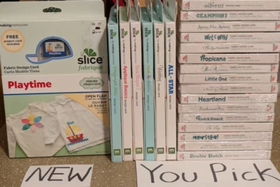 SLICE Design Cards - Making Memories Design Cards -Fabric Cards - YOU PICK - NEW - Image 1 of 4