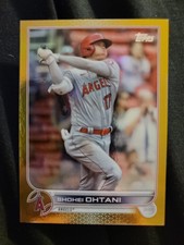2022 Topps Series 1 1st Edition Shohei Ohtani #1 Gold Foil LA Angels T8350