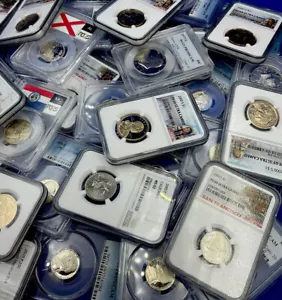PROOF COINS - 💰 PCGS or NGC Graded U.S. Mint Silver Clad Coins 1 COIN LOT 💰 - Picture 1 of 7