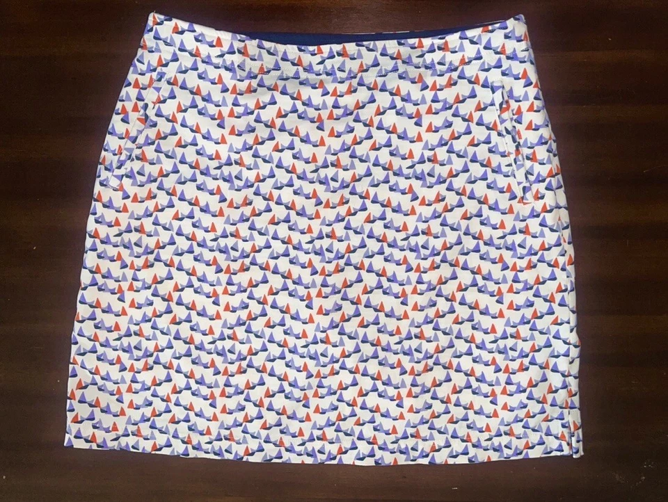 Falda corta TAIL para mujer ATHLETIC BLANCA GEOMÉTRICA GOLF TALLA 4 EC Foto 1 de 4