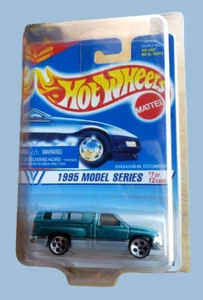 Vintage Hot Wheels DODGE RAM 1500 Metallic 348 Green 1995 Model Series 7/12 5DOT - Picture 1 of 15