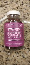 BE HAPPY BE YOU Propolis Elderberry Echinacea with Vitamin C & Zinc Gummies 90CT