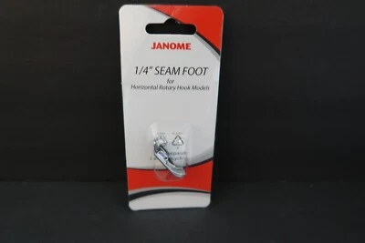 Janome 1/4" Seam Foot For Horizontal Rotary Hook Models 200-318-000 Stitch Guide - Image 1 of 2