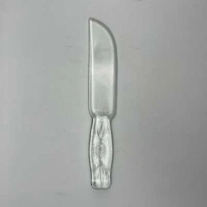 Vintage DUR-X Glas Kuchen Tortenmesser Star Burst Design USA - Bild 1 von 3