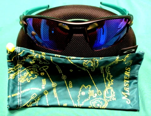 OAKLEY FLAK 2.0 XL AUGUSTA MASTERS LOGO G30 LENS W BAG CASE MINT RARE SUNGLASSES Cover