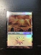 Foil 10th Edition Plains 366 x1 Magic card MTG