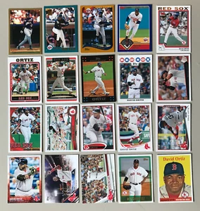 20 Topps cards of Big Papi, David Ortiz: 1999 - 2017 + 2 more; HOFer - Picture 1 of 6