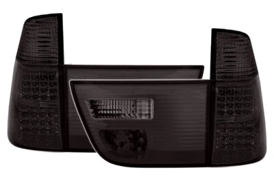 LED Rückleuchten Set Schwarz für BMW X5 E53 8/99-10/03 Heckleuchten Smoke - Bild 1 von 3
