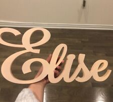 Personalized Large Name Wooden Name Signs Custom Kindergarten Decoration Craft