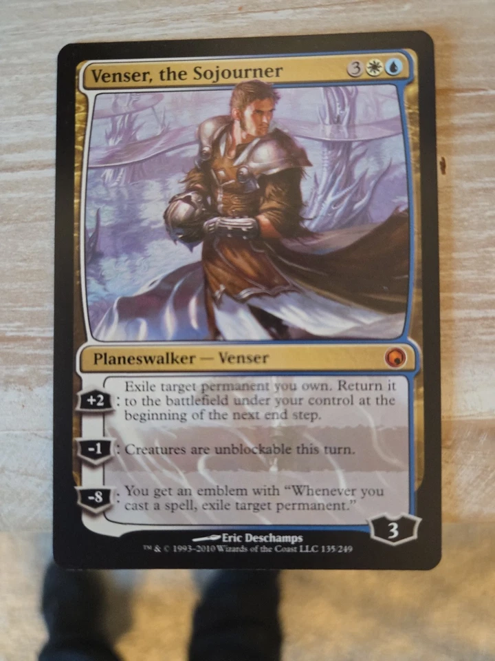 MTG Venser, the Sojourner Scars of Mirrodin Mythic Card 135/249 Regular NM - Image 1 of 1