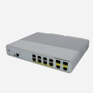 Switch Cisco WS-C2960C-8PC-L Catalyst 2960C 8 FE PoE 2 x Base Lan de enlace ascendente doble - Imagen 1 de 5