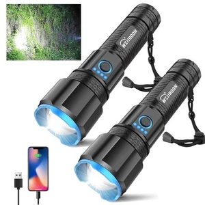 Rechargeable LED Flashlights High Lumens, 220000 Lumens Super Bright Flashlig... - Picture 1 of 7