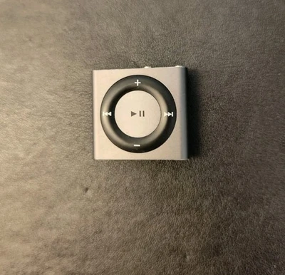 Apple iPod Shuffle 4th Generation Silver 2GB MP3 Player Tested & Fully Working - Image 1 of 4